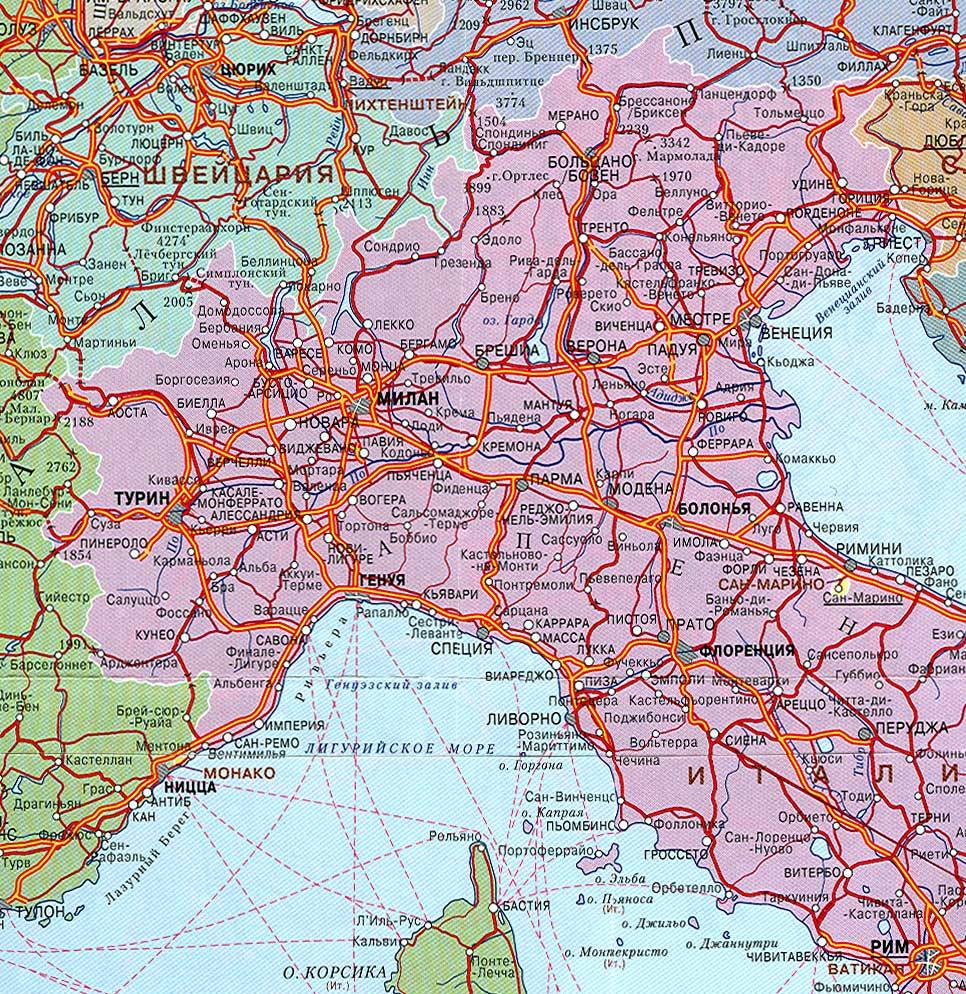 Север Италии