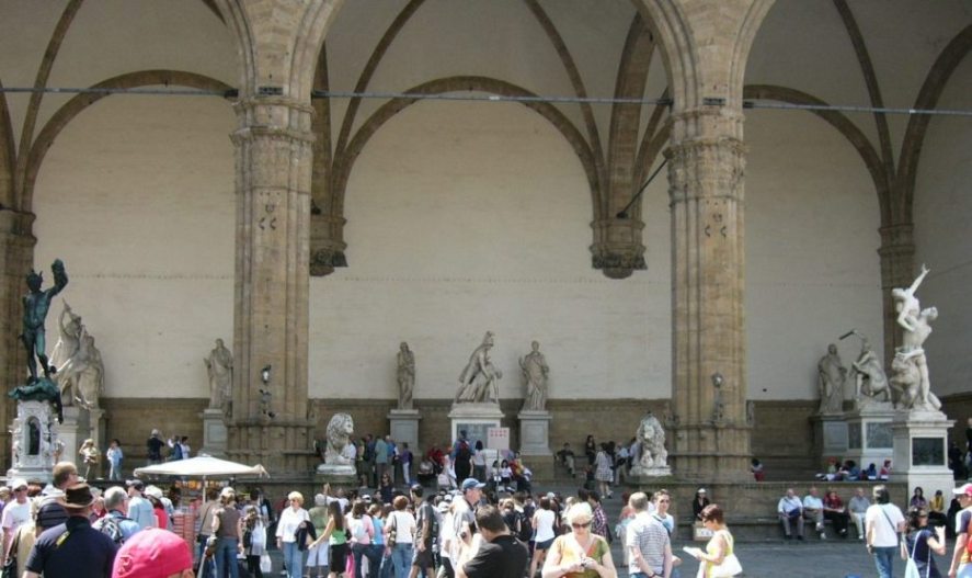 in Piazza Signoria